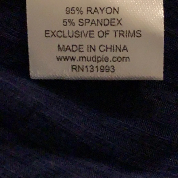 NWT Mud Pie Topher Navy Turtleneck Dress - Picture 7 of 8